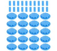 NIYANGLE 20 Sets Compression Bag Valve Sealing Plugs with Integrated Inflation Valve and Leak Proof Silicone Plastic Fittings for Clothes and Vacuum Compression Bags, for Home Storage