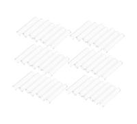 NIYANGLE 200pcs Glass Test Tube for Fermentation and Yeast Sampling, Reusable Smooth Glass Tube with Easy Maintenance and Cleaning, for Scientific Research and Food Testing