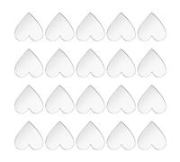 NIYANGLE 200pcs Mini Heart Shape Acrylic Mirror Wall Stickers 2x2cm Self Adhesive Small Heart Mirrors for Home Wall Decor, DIY Mosaic Art, Bedroom and Bathroom Decoration