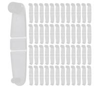 NIYANGLE 200pcs Plastic Keychain Connector Clips, Lightweight and Sturdy Keychain Clasps for Crafts and DIY Projects, Small Plastic Connectors for Creative Bag Charms and Key Rings