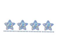 NIYANGLE 200pcs Star Glitter Bandages Breathable Star Shaped Stickers for Home Travel Lightweight Protectors for Boys and Girls and Adults for Daily Use