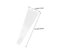 NIYANGLE 200Pcs Transparent Single Flower Sleeves with Star Pattern Floral Bags for Roses Tulips Lilies Carnations Versatile Bouquet Wrapping for Weddings Valentine's Mother's Day