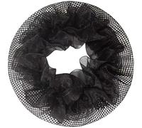 NIYANGLE 20pcs Black Hair Nets Elastic and Stretchable Mesh Bun Covers for Women, for Putting Your Hair during The Night, Suitable for Dancers and Chefs