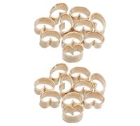 NIYANGLE 20pcs Copper Timing Belt Lock Clips for 3d Printer 6mm Gt2 Belt Enhanced Security and Universal Compatibility for Precise Open Replacement