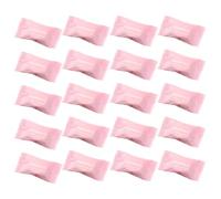 NIYANGLE 20pcs Disposable Compressed Towelettes Portable Nonwoven Washcloths for Travel and Business Trips Compact Design Soft Pink Face Cloths