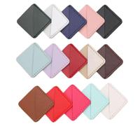 NIYANGLE 20pcs Fake Leather Corner Bookmark: Square Page Book Marks Cute Corner Page Bookmarks Readers Present Books Reading for Women Kids Teachers Students