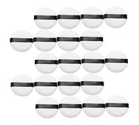 NIYANGLE 20pcs Flocked Powder Puff Makeup Puff Powder Sponge Body Face Sponges for Makeup Girl Cosmetics Small Pad Tool Woman Accessory