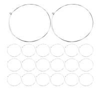NIYANGLE 20pcs High E Acoustic Guitar String Replacement for Acoustic Guitar, Stainless Steel Wire with Short Break-in Time and Tuning Stability, Suitable for Beginners and Advanced Players