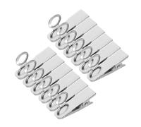 NIYANGLE 20pcs Metal Lapel Microphone Clip Secure Cord Holder for Podcasting Public Speaking Adjustable Tie Shirt Use