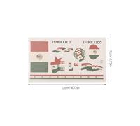 NIYANGLE 20pcs Mexican Flag for Adults Boys and Girls Mexico Independence Day Temporary Tattoo Face Stickers for Sports Games Soccer Matches