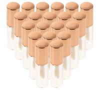 NIYANGLE 20pcs Mini Lip Gloss Tubes Empty Lip Gloss Vials Refillable Oil Bottles for DIY Sample Bottles
