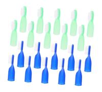 NIYANGLE 20pcs Mini Toothbrushes for Sensitive Gums Soft Bristle Prison Toothbrushes Designed to Prevent Self-harm for Psychiatric Wards and High-Security Facilities