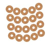 NIYANGLE 20pcs Non-slip Guitar Pick Grips Soft Cork Guitar Pick Holder round Grip Pads Help You Hold Stop Dropping Your While Playing