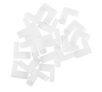 NIYANGLE 20pcs Plastic L Shape Mounting Feet PCB Standoffs Insulated Right Angle Braces for Arcade Game Console Control Board Motherboard Screws Replacement