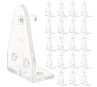 NIYANGLE 20pcs Plastic Roman Roller Curtain Fixing Hooks 1-inch Blinds Locator Clips Window Treatment Hardware Accessory for Roller Blind Installation