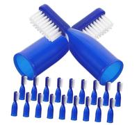 NIYANGLE 20pcs Portable Tiny Toothbrushes for Inmates Gentle Handle Design Lightweight and Convenient for Travel for Oral Care Prisons and Rehabilitation Centers