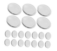 NIYANGLE 20pcs Silicone Eyelash Holder Pads Reusable Lash Extension Tools Oversized Soft Silicone Eye Pads Comfortable Lash Application for Professional Makeup