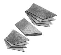 NIYANGLE 24pcs Billiard Table Rubber Cushion Pads 3mm Pool Table Pocket Edge Protectors 2 Sets Corner Bumper Replacements for Maintenance and Pocket Protection