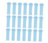 NIYANGLE 24pcs Flexible Silicone Ear Wax Remover Sleeves Replacement Tips for Visual Ear Scoop Cleaning for Family Use