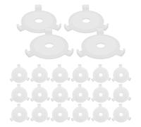 NIYANGLE 24pcs White Lamp Shade Adapter E27 to 10mm Reducer Rings Plastic Lamp Shade Reducer Washer for Revamping Light Fixtures in Offices and Bedrooms