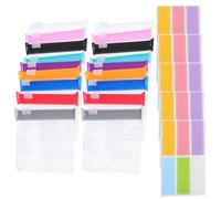 NIYANGLE 27 Pcs Travel Pill Organizer Set with Self-Sealing Zip Pouches and 5 Label Sheets, Reusable Medicine Bags for Small Items Storage and Weekly Medication Management