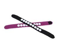 NIYANGLE 2pcs Adjustable Head Acupressure Belt for Pressure Point Massage Comfortable Facial and Neck Massager for Home Relaxation and Travel Use