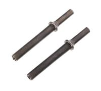 NIYANGLE 2pcs Air Rivet Hammer Half Solid Iron Head Replacement Black