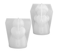 NIYANGLE 2pcs Angel Silicone Mold for Resin Casting Handmade Detailed Epoxy Resin Ornament Molds with Nonstick Surface for Christmas DIY Crafts Candle Soap Wedding Decor