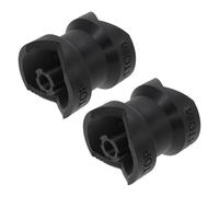 NIYANGLE 2pcs Black Liquid Transfer Connector for Lotion and Soap Bottles - Reusable Refill Funnel Adapter for Shampoo Bottle Filling Leak-proof Funnel Tool