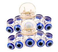 NIYANGLE 2Pcs Blue Evil Eyes Claw Clips for Thick Hair Large Decorative Hair Accessories for Women Strong Gripping Force Material for Birthday Wedding and Everyday Use