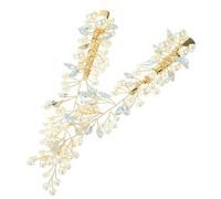 NIYANGLE 2pcs Bridal Rhinestone Hair Clips Elegant Wedding Hair Accessories for Bride Vintage Wing Design for Parties and Special Occasions