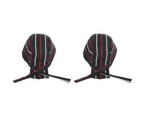 NIYANGLE 2pcs Chef Hats with Pirate Bandana Striped Kitchen Working Caps for Restaurant Catering Uniforms Food Service