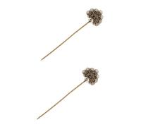 NIYANGLE 2pcs Cigar Tools Cigar Draw Enhancer Tool Poker Sticks Drill Dredge Punch