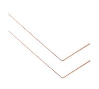 NIYANGLE 2Pcs Copper Dowsing Rods for Water Divining and Lost Item Locating Pure Copper Measuring Instruments Easy to Use Portable and Practical Gift for Beginners and Professionals