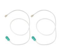 NIYANGLE 2pcs Cupping Machine Extension Tubes with 1mm Inner Hole, Flexible Silicone Vacuum Pump Hose for Home Use, High Efficiency Sealing Technology and Enhanced Flexibility