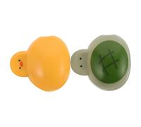 NIYANGLE 2pcs Cute Animal Toothbrush Head Covers for Portable Travel Protective Caps for Electric Toothbrushes Lightweight Dustproof Holder with Duck and Turtle Design for Home and Outdoor