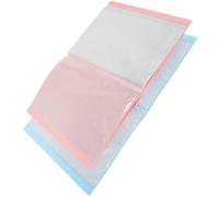 NIYANGLE 2pcs Data Storage Book Plastic Folder for Paper Organizer Large Capacity Document Storage Folder for Artwork and Sketches