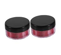 NIYANGLE 2pcs DIY Lipstick Powder for Shading and Highlighting Make Your Own Lipstick Palette Pigments for Lips Gloss and Glitter Effects