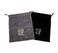 NIYANGLE 2pcs Drawstring Storage Bags for Hair Dryers Multifunctional Lint Bags and Organizer Pouches for Travel and Home Use
