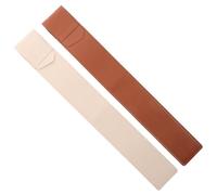 NIYANGLE 2pcs Drumstick Holder Drumstick Organizer Drum Stick Case Pu Fake Leather Sleek Minimalist Design Use Protect for Drummers Can Be Placed in Drum Bag Performances