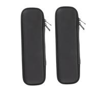 NIYANGLE 2Pcs Electric Toothbrush Case with Mesh Pocket Durable Hard Shell Travel Holder for Toothbrush and Toothpaste Breathable Design for Business Trips and Daily Use