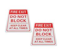 NIYANGLE 2pcs Fire Assembly Point Sign Emergency Exit Sign Aluminium Metal Plate for Factories and Schools Compliant with Fire Safety Standards with Emergency Guidance and Deterring
