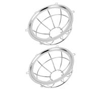 NIYANGLE 2pcs Fire Sprinkler Protection Covers Iron Transducer Guards Detector Protective Housing for Shops Hotels Offices Indoor Safety