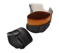 NIYANGLE 2pcs Foundation Brush for Makeup Portable Cover for Liquid Foundation Soft Bristles Makeup Tool