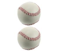 NIYANGLE 2pcs Glow in The Dark Baseballs for Practice, Standard Size Luminous Outdoor Training Balls for and Teens Night Play, Camping and Outdoor Activities