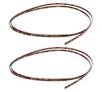 NIYANGLE 2pcs Guitar Binding Purfling Strip with Tiger Pattern Abs Material Easy to Install Edge Trim for Acoustic Guitar and Ukulele Crafting and Restoration Size 1625x6x1.5mm
