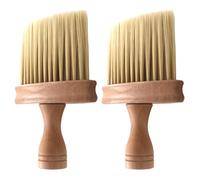 NIYANGLE 2pcs Guitar Cleaner Brush with Wooden Handle for Strings and Fretboard, Anti-rust Musical Instrument Cleaning Tool Suitable for Guitar, Violin, Ukulele, and Drum Maintenance