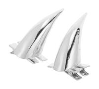 NIYANGLE 2pcs Halloween Devil Horns Barrettes for Women, Silver Alloy Hair Clips with Secure Hold, Realistic 3d Horn Hair Decorations for Role-play Party and Cosplay