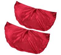 NIYANGLE 2pcs Heat-resistant Moxa Device Shield with Drawstring Elastic Cover Fit Protective Shroud for Standing Portable Moxibustion Machines Dustproof Wellness Equipment Cover in Red