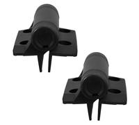 NIYANGLE 2pcs Heavy Duty Self Closing Nylon Spring Hinges with Adjustable Tension for Wooden Gates Outdoor Gate Hardware